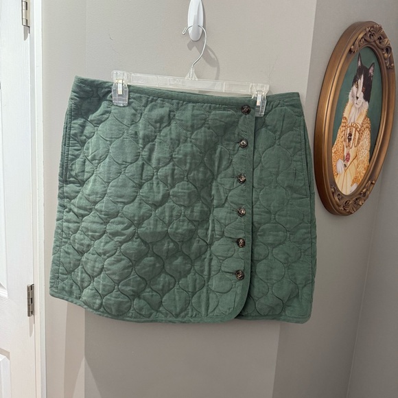 Madewell Corduroy Quilted Mini Skirt-12 - Picture 2 of 6